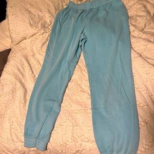 blue VS PINK sweatpants